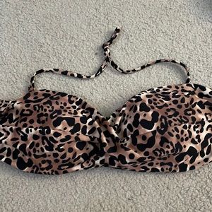 Leopard Bikini Top